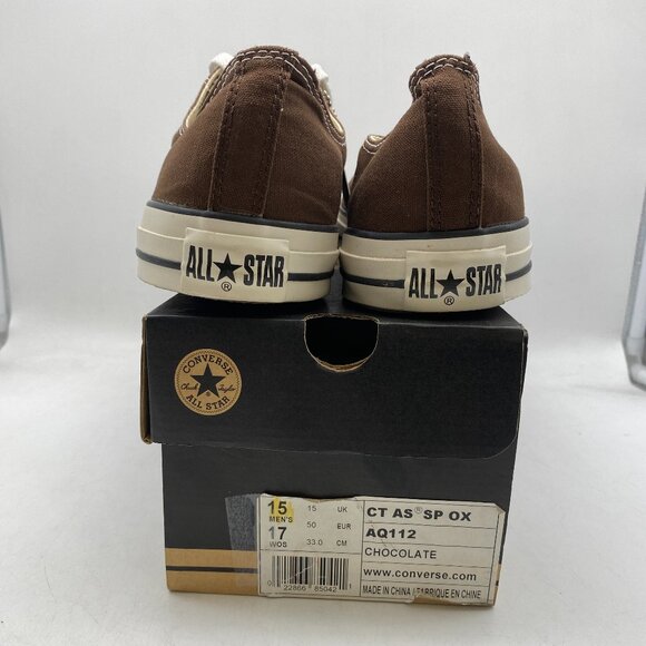 CONVERSE CHUCK TAYLOR ALL STAR SP OX #AQ112 CHOCOLATE US MEN'S SIZE 15 - Picture 5 of 5